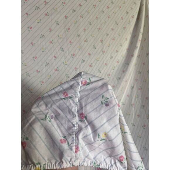 Vintage Floral Queen Fitted Sheet - Picture 3 of 4